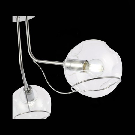 Ceiling EVOLUCE lamp. Sle102502-03. BACA. 3x40 watts, E14, 61x61x31 cm, chromium color-6