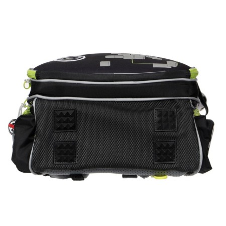 Frame backpack 36 x 29 x 17 cm, Across 192, filling: bag, gray/green ACR22-192-5-4