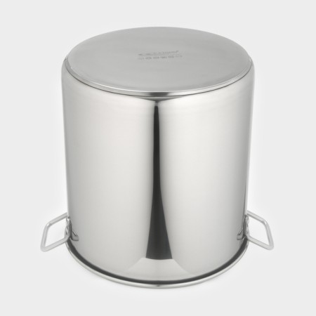 Boiler "General catering", 30 l, d = 35 cm, h = 35.5 cm, metal lid, pwarled pens, with a heat distribution layer-3