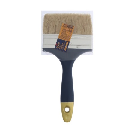 Brush flat tundra, natural bristles, plastic handle, 4 ", 100 mm-4
