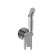 Hygienic shower mixer cersanit flavis, built -in, one -rod, chrome