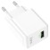 Network charger Hoco C98a, 1 USB, 18 W, Qc, White