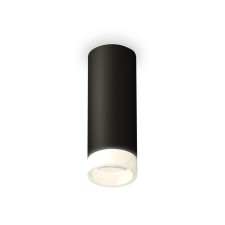 Ambrella Light overhead lamp, XS6343043, MR16 GU5.3 LED 10 watts, black sand, white matte