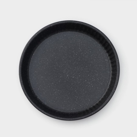Form for baking from heat -resistant glass for microwave Borcam, D = 26 cm-1