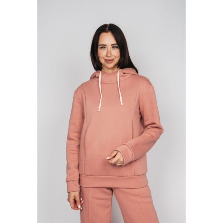 Female hoodies, size 44, Powder color