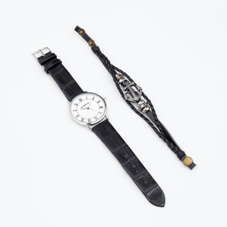 Male gift set Bolama 2 in 1: wristwing, bracelet, d-4 cm-1