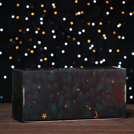 The box is self -assembly, with the window, "Happy Christmas", 16 x 35 x 12 cm, 1 pc.-2