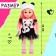 Classic doll "Honey: Pandochka", in a dress and hat