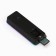 Electronic lighter, USB, spiral, flashlight, 2.5 x 7.5 cm black