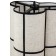 Suspended Indigo, 13019/A/3P Black. 3x60W, E27, 600x600x720/2220 mm, beige color