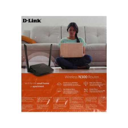 Wi-Fi router D-Link DIR-615/Z1A, 300 Mbps, 4 ports 100 Mbps, black-8