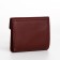 Women's wallet on the button, burgundy color