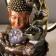 Table Polystone Fountain from the network, backlight "Buddha - Stream of Consciousness" 25x20x34 cm