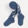 Pantyhose children's terry, color Denim Melange, height 104-110 cm