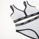Female set (top, panties) Gray color, size 42-44