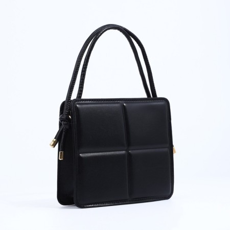 Bag Cross-Bodi with a zipper, black color-3