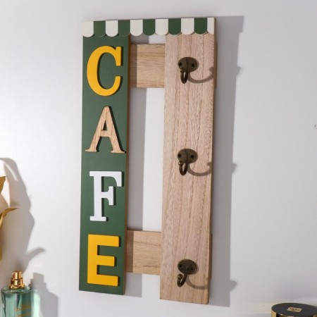 Decorative woods "Cafe" 38x20x4 cm