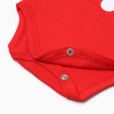 New Year. Bodi with a long sleeve of crumb I am Reindee, height 80-86, red-3