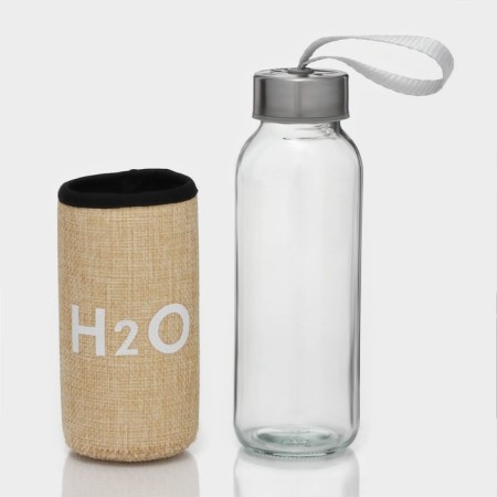 A glass bottle in a case H2O, 300 ml, h = 17 cm, mix color-1