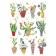 Turnowsky postcard "Vases with flowers", 16.7x11.8 cm