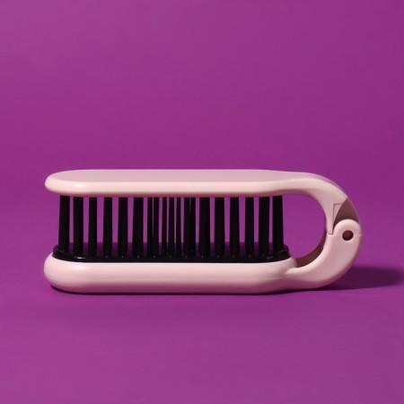 The comb is massage, folding, with a mirror, 3 × 10 cm, color mix-12