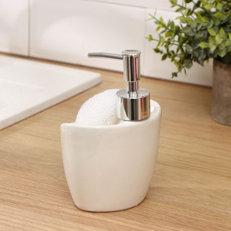 A dispenser for a detergent with a stand for the Lavender Dula sponge, 260 ml-2
