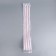 Lightning "Spiral", No. 5, detachable, automatic lock, 70 cm, white/red color