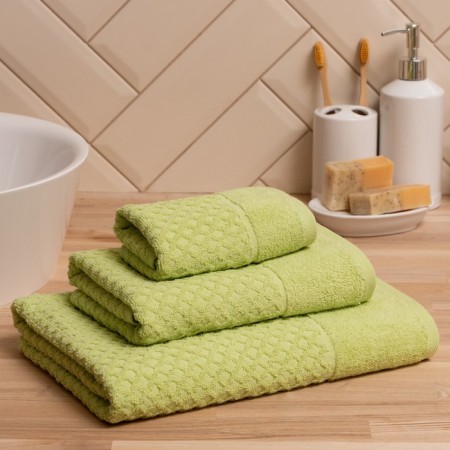 Trick Lovelife "Silky Dream" 50x90 cm, light green, 100% cotton, 400 g/m2