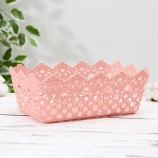 Melange storage basket, plastic, 24.5 × 15 × 9 cm, color mix