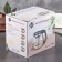 Glass teapot “Illusion”, 1.5 l, with metal sieve, black color