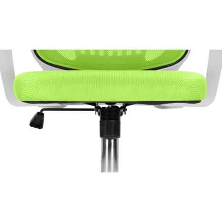 Children's armchair Ergoplus metal/fabric, chrome/green 61x55x84 cm-8