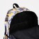 School backpack of textiles on lightning, 3 pockets, yellow/gray color