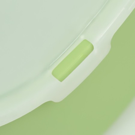 Toilet with side, 50x35x18 cm, green-6