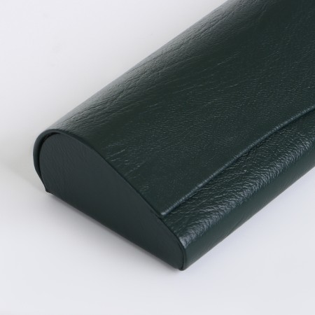 Magnet glass case, length 16 cm, dark green color-2