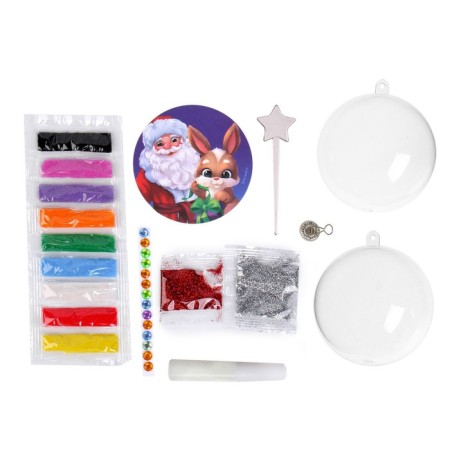 New Year's set for creativity. The Christmas tree Freak "New Year! Santa Claus and Bunny "-4