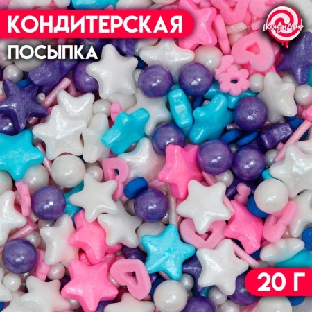 Confectionery Sprinking "Sea abyss", 20 g-1