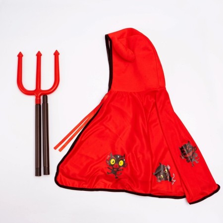 Carnival set "Sweet Damn": a cloak with a hood and a rod-6
