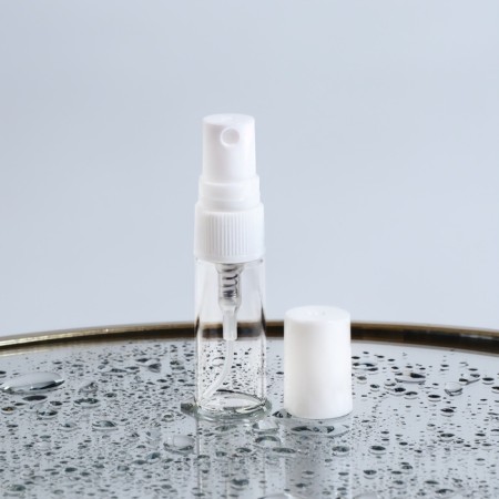 A bottle for storage, with a sprayer, 3 ml, packing - 5 pcs, white color-1