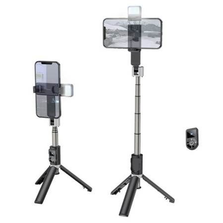Monoprolling hoco k16, desktop, for phone, 80 cm, black-2