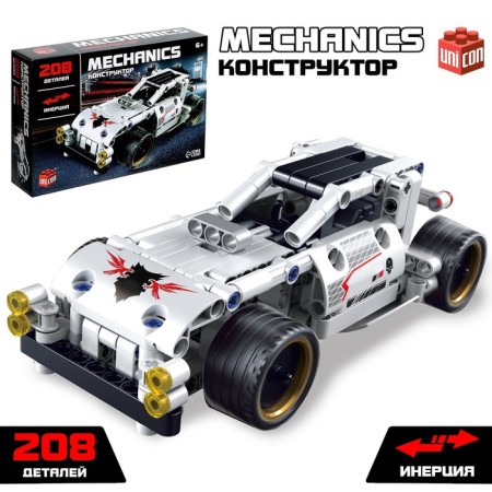 Designer Racing Machine "Baggi" Unicon Techno, Inertia, 208 parts, 6+
