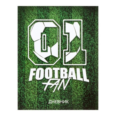 Diary for grades 5-11, "football", a solid cover 7BC, glossy lamination, 48 sheets-1