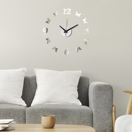 Walls Wall Interior, 3D "Butterflies", silent, large, sticker, D-40 cm-2