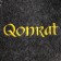 Bath cap with embroidery "Qonrat" gray