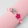 Bracelet Children's "Choselka" butterfly and flower, color