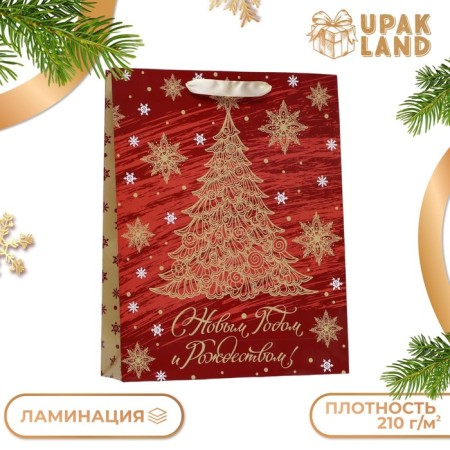 Laminated vertical "Christmas tree", 33 x 42 x 10 cm