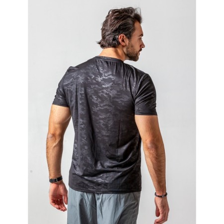 Sports T -shirt male ise, size 46, black color-10