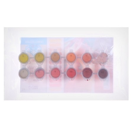 A set of acrylic paints "Fiery Mood", 12 colors-4