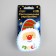 LED toy on Velcro "Santa Claus" 6 × 8.5 cm, batteries Lr44x3, glow of multi