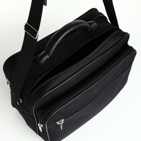 Male bag, rise, black color-4