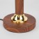 Lorenzo table lamp, 1x40W E27, nut color, gold
